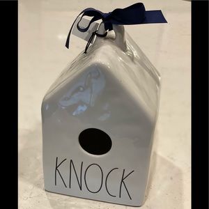 *NEW* Rae Dunn by Magenta "Knock" Birdhouse